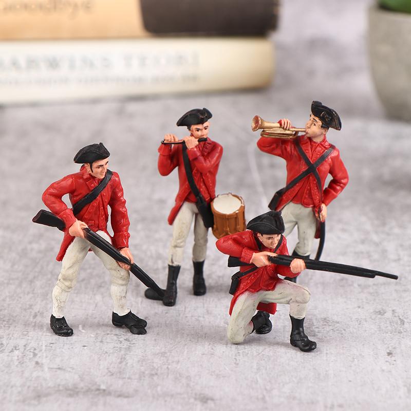 Ship Model Accessories Simulated Soldier Models Toy Scene Decorations Medieval Musketry Infantry Musical Instrument Soldiers