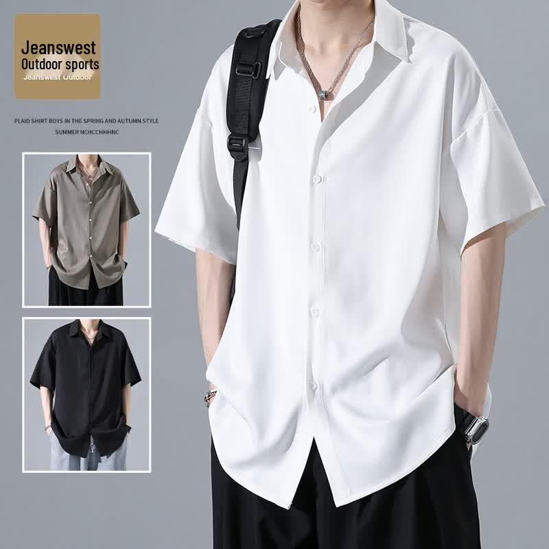 Jeanswest Outdoor Men's Ice Silk Short-Sleeve Shirt