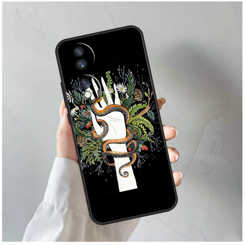 Hand Snake For Honor Magic 8 Pro 6 7 Lite Case For Honor Win RT 50 70 90 200 400 X8c X8b X9a X9b X9c X9d