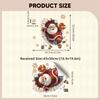 Christmas Wall Stickers Santa Claus Decals Art Decor for Living Room Kitchen