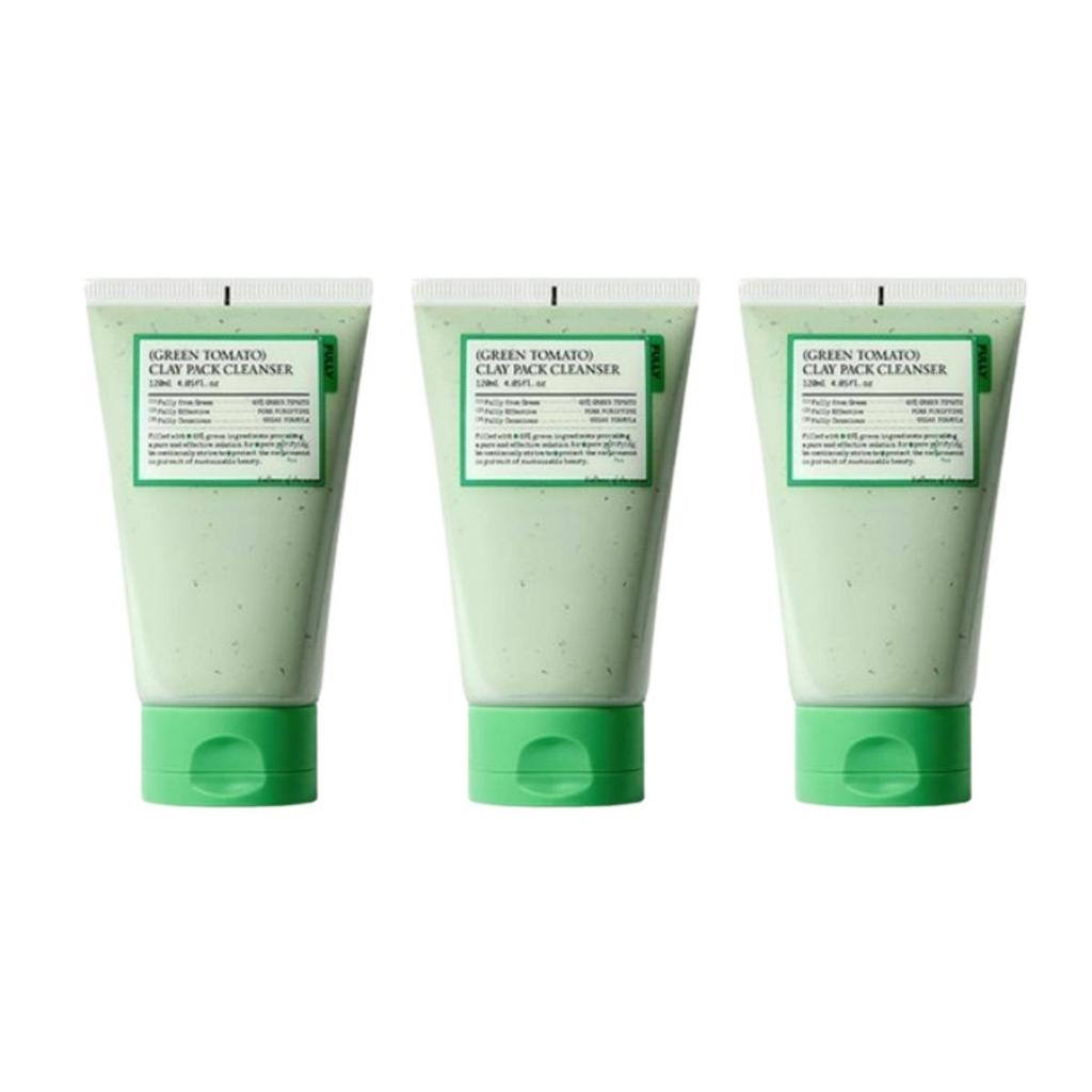FULLY Green Tomato Clay Pack Cleanser 120ml - Pore & Sebum Care Facial Wash  [Buy 2+ Save]