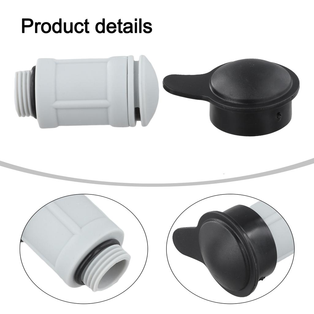 2 Stück Luftstrahlventil und Abdeckung für Intex Pool Einlass Poolventil Abdeckung Pool Einlass Kompatible Ersatzteile