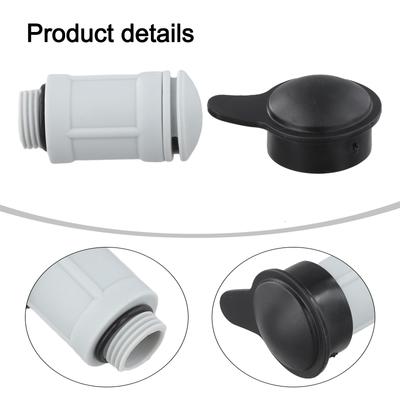 Swimming Pool Equipment Inlet Valve Cover 2.4x4.7cm For Valve Pool Inlet Valve Cover Repair Effective Leak Prevention