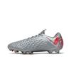 Nike Tiempo Legend 8 Elite FG Metallic Grey Crimson Men's CW0518-906