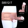 SXXY Skin Feeling Briefs&Boxer shorts Pants With Large Hollow Dildo Realistic Male Strapon Penis Sleeve Adult Sex Game