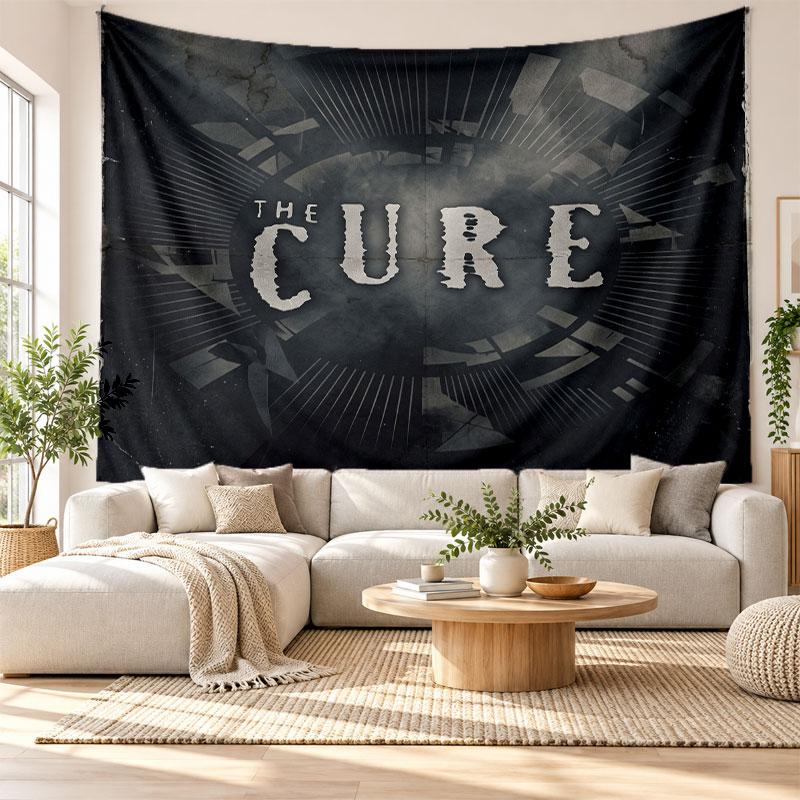 The Cure Wall Tapestry, Soft Fabric Wall Hanging, Decorative Backdrop For Bedroom Home Wall Art