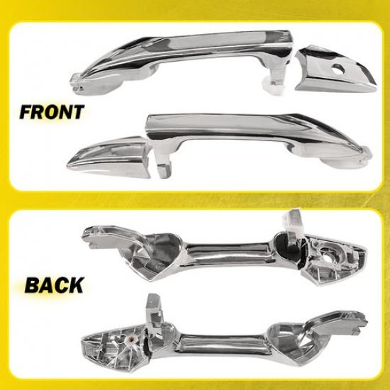 Exterior Door Handle Set For 2008-2012 Honda Accord Front Left and Right Side