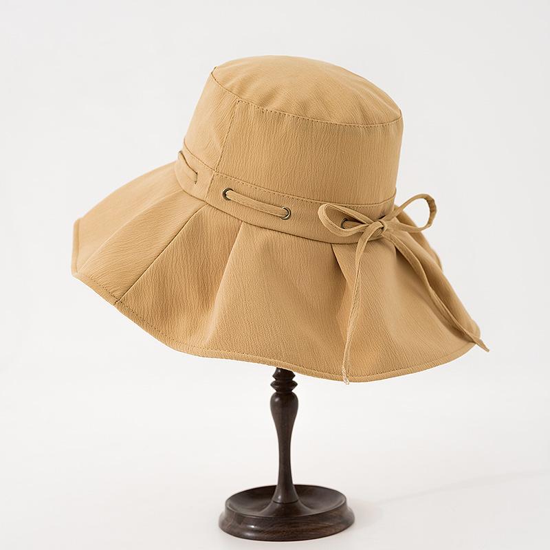 2025 early spring big eaves bucket hat women breathable spring and summer sun protection UV protection sun hat versatile