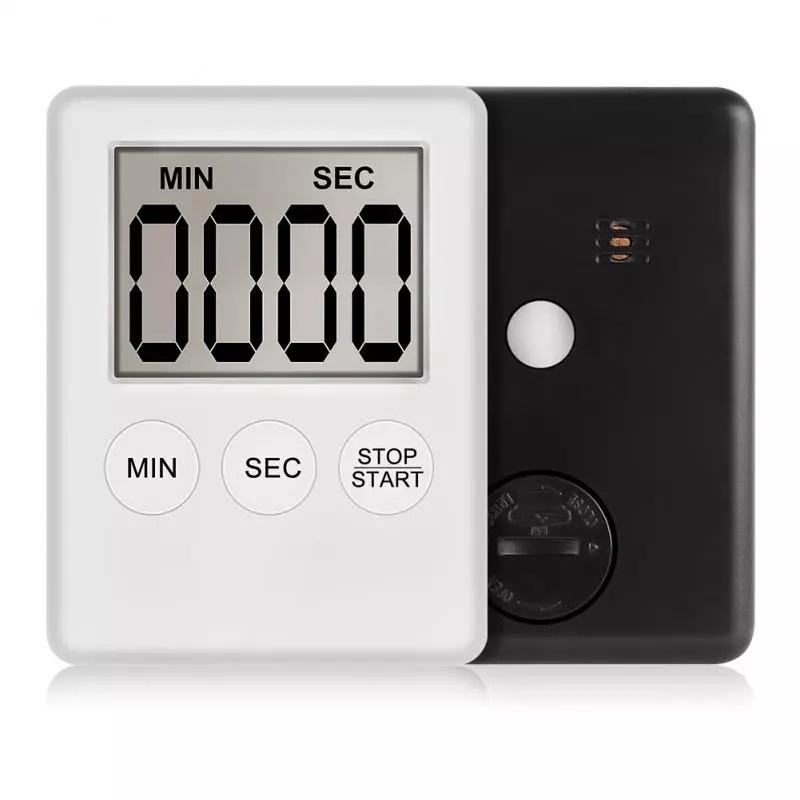 Magnetic Digital Kitchen Cooking Timer Multicolor Countdown Alarm Clock For Student Study Cooking Baking Time Management