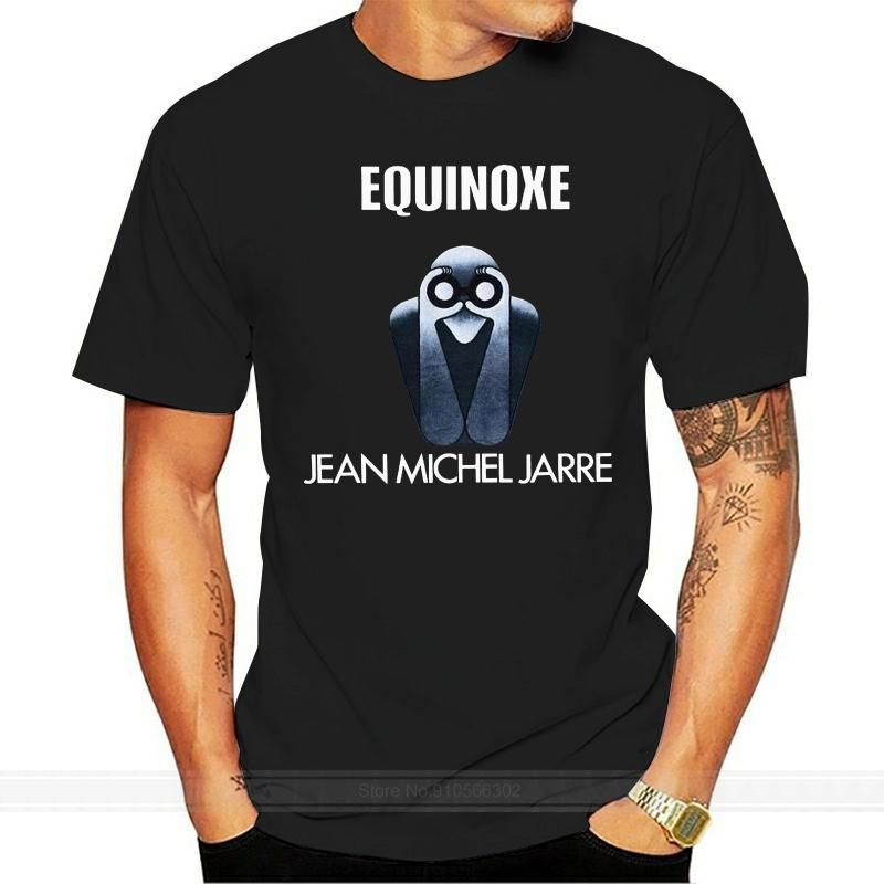 Nová letní trička pro unisex, na zakázku, s krátkým rukávem, Jean Michel Jarre Equinoxe Part 5 Skladby, Unisex, Design s kulatým výstřihem