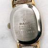 Used Working itemRADO Silhouette Ladies Hand-wound Watch Silver Gold Rado Silhouette External Band 2 Hands Vintage Antique