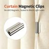 10 stuks Gordijnmagneten clips Draagbare Afneembare Magnetische Clips Afneembare Gordijnen Gesp Voor Binnen Huis Huis Woonkamer