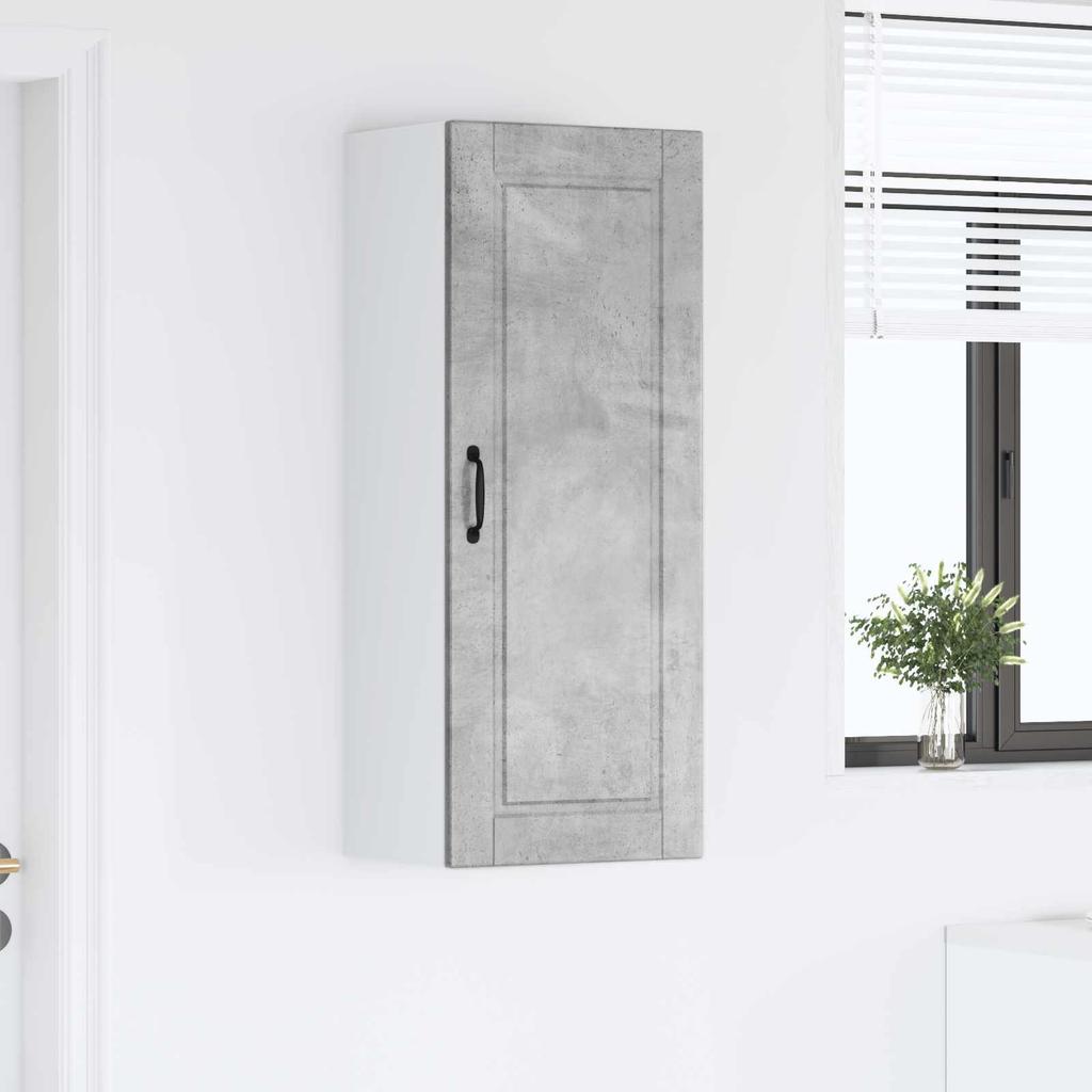 Wall Cabinet PORTO Concrete Grey 40 x 31 x 100 cm Engineered Wood