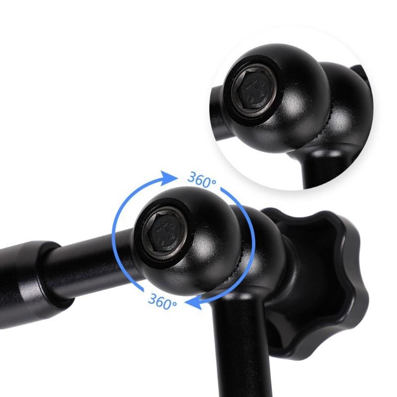 Adjustable 7inch/11inch Flexible Arm for Cameras and Lighting with 360 Degree Rotating Heads for Cameras Lamp