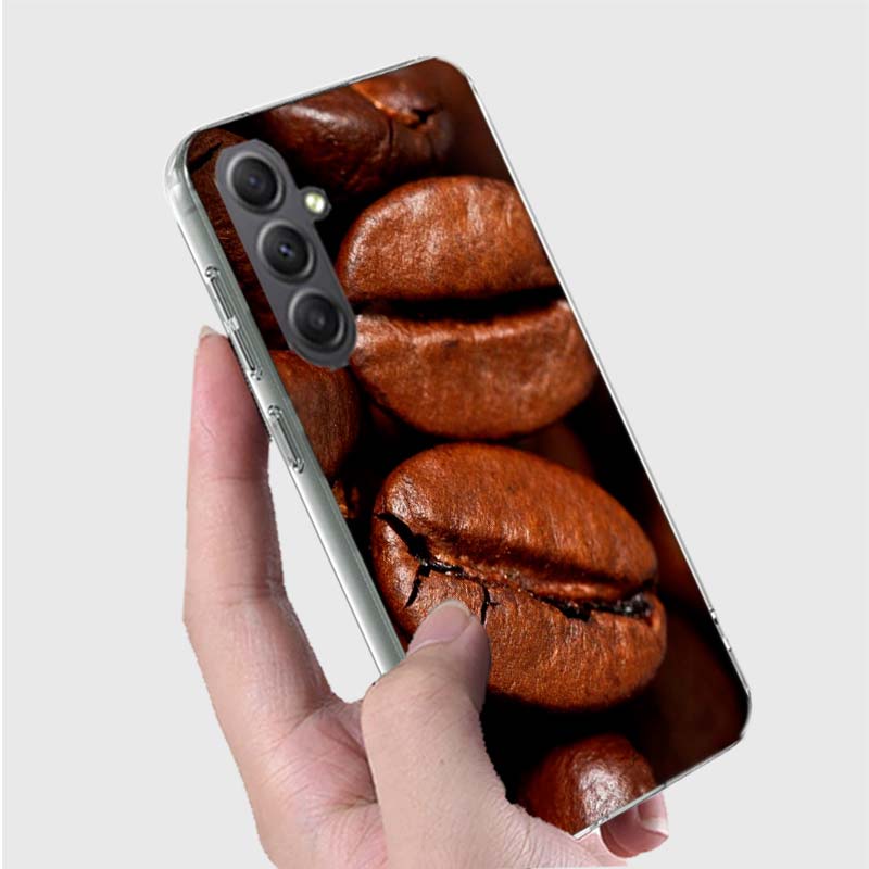 Newly Baked Coffee Beans Phone Case for Samsung A16 A26 A36 A56 A17 A37 A57 A07 A06 A02S A03 A04S A05S Galaxy Note 20 10 A50S A7