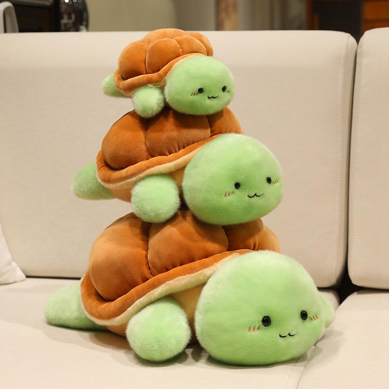 Cross-Border Plush Turtle: Adorable Children's Desk Companion & Creative Birthday Gift Doll
