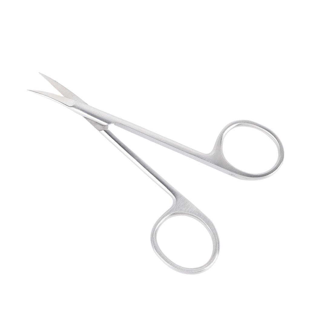 Professionelle Präzise Spitzenschere Nagelhautschere Edelstahl Gebogene Klinge Maniküre Schere