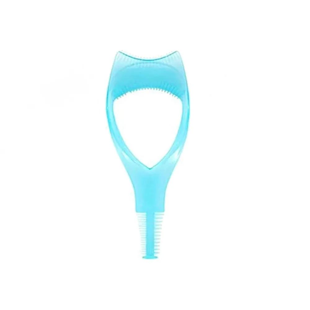 Eyeliner Assistant 3-In-1 Eyelash Comb Template Protect Eyes Guide Make Up Brush Cosmetic Crystal Mascara Shield Applicator Tool