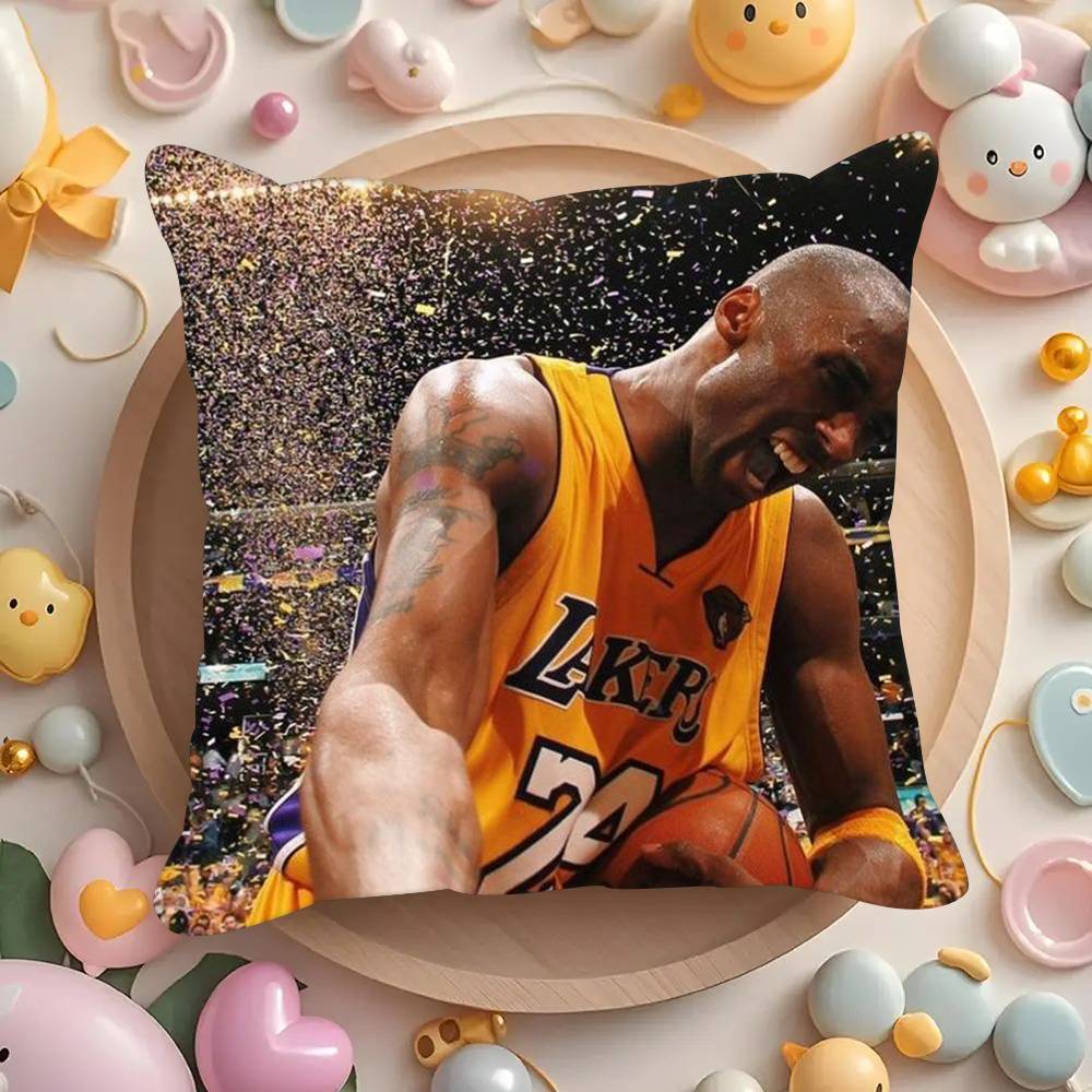 Basketball player K-Kobe COOL B-bryantes Pillowcases cushion covers living room sofas home decor gifts