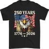 250 Years American Flag 250th Anniversary USA Bald Eagle Patriotic Retro Reprint