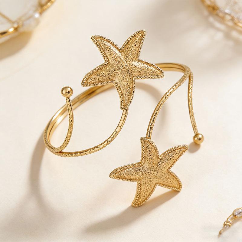Ocean Style Starfish Women's Armband - Elegant Daily Vacation Accessory