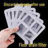 Disposable Floor Drain Hair & Insect Filter Stickers for Kitchen & Bathroom