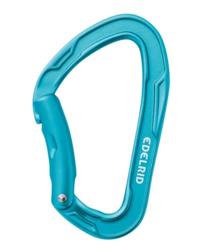 EDELRID Mission Bentgate Climbing Carabiner, Color: Ice Mint, 73754000 [Parallel Import]