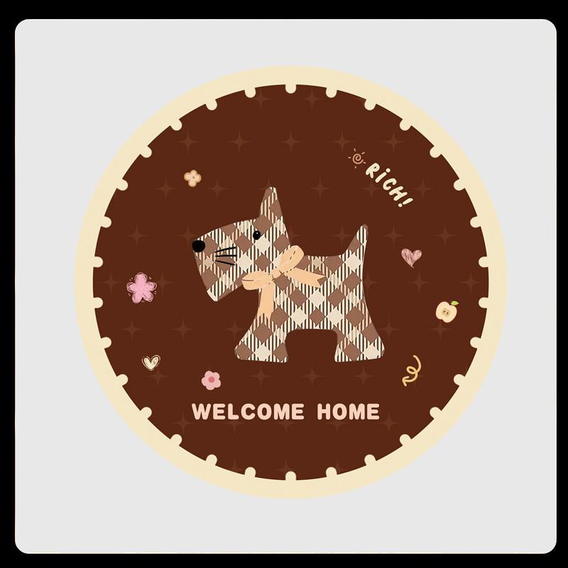 Rubber Cartoon Coaster Set With Absorbent And Antislip Features For Home Use