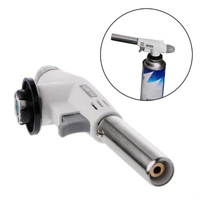 1PC Maçarico de Gás para Soldagem Tocha de Gás com Chama Pistola de Chama Maçarico Cozinha Soldagem Butano Ignição Automática maçarico-Queimador Isqueiro Aquecimento