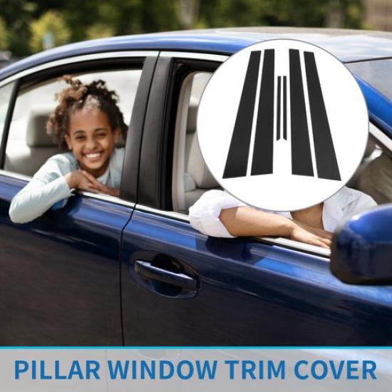 

6 Pcs Door Pillar Window Trim for Toyota Camry 2002-2006 Black new