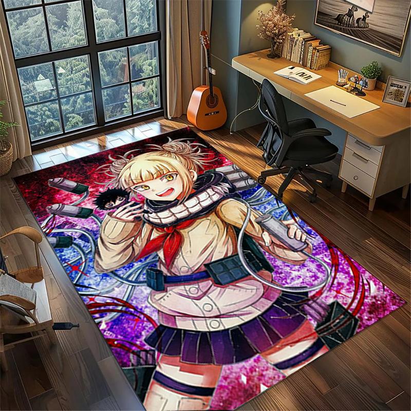 Washable Non Slip My Hero Academia Rug Large Area Floor Mat Gamer Room Bedroom Decor