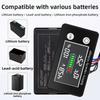 Multi Display Battery Thermostat with Voltage and Temperature Control for DC 10V 100V Suitable for Lithium and Acid Batteries