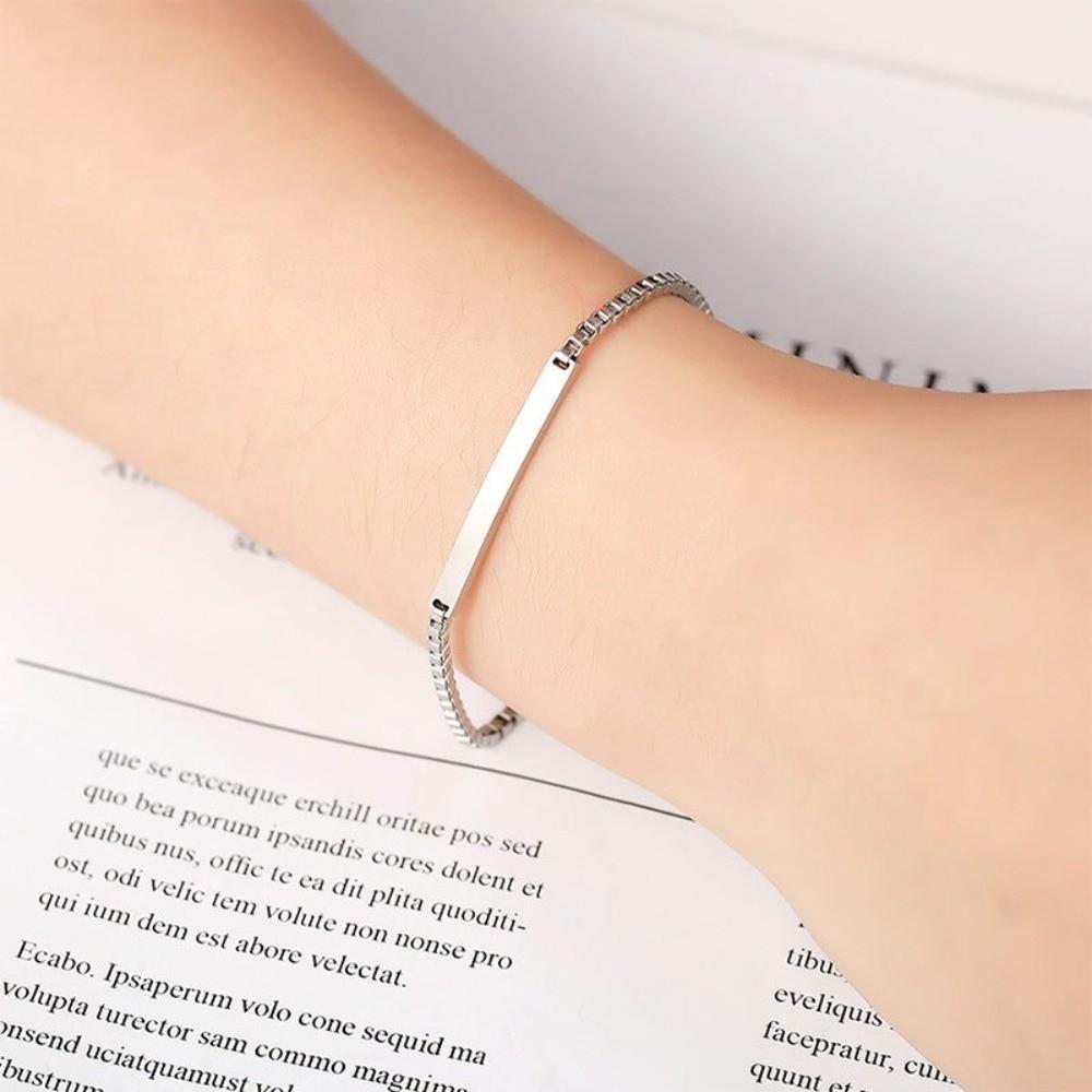 2Pcs Adjustable Simple Couple Bangle Classic Hand Bracelet Jewelry Lovers Friendship Bracelet  Gifts
