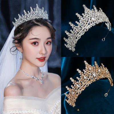 Neue Strass Stirnband Kopfschmuck Elegante Hochzeit Kleid Ornament Zubehör Temperament Wilde Krone Hochzeit Braut Krone