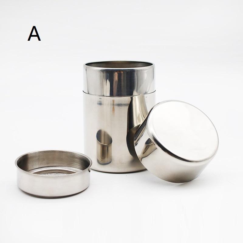 Portable Mini Matcha Powder Can Thick Tinplate Tea Sealed Jar Spice Storage Box Container Box Kitchen Gadgets Household