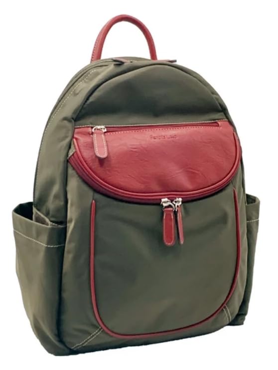 

Piemonte Russo 6140 Chocolate Wine Nylon Twill Backpack, a Slightly Oversized Fit