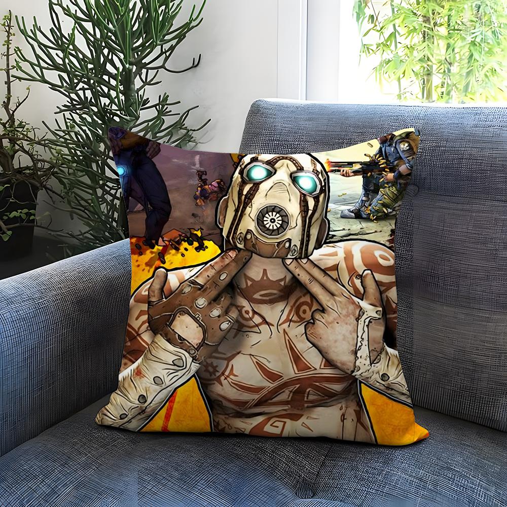 Game B-BorderlandsS Cushion Cover Comfortable Reversible Pillow Cover Ideal for Car Sofa Bedroom & Beyond