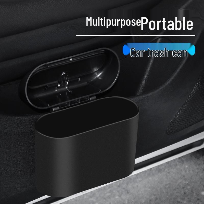 Car Door Hanging Trash & Storage Bucket, Front Row Multifunctional Portable Bin