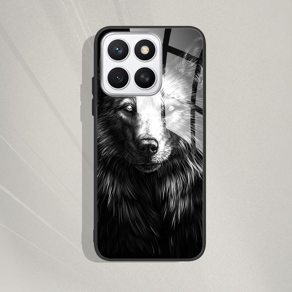 For Honor X8c Case Cover Tempered Glass Case Hard Coque Bumper Case For Honor X8C HonorX8c X 8 C Fundas Protect Cartoon Cover