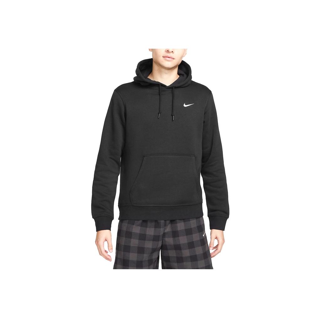 Nike Hooded Fleece Comfortable Long Sleeve Sweatshirt Mid Waist Drawstring Cuffed Pants Casual Sports Suit Men sweatshirt, pants BV2680-010+623453-010