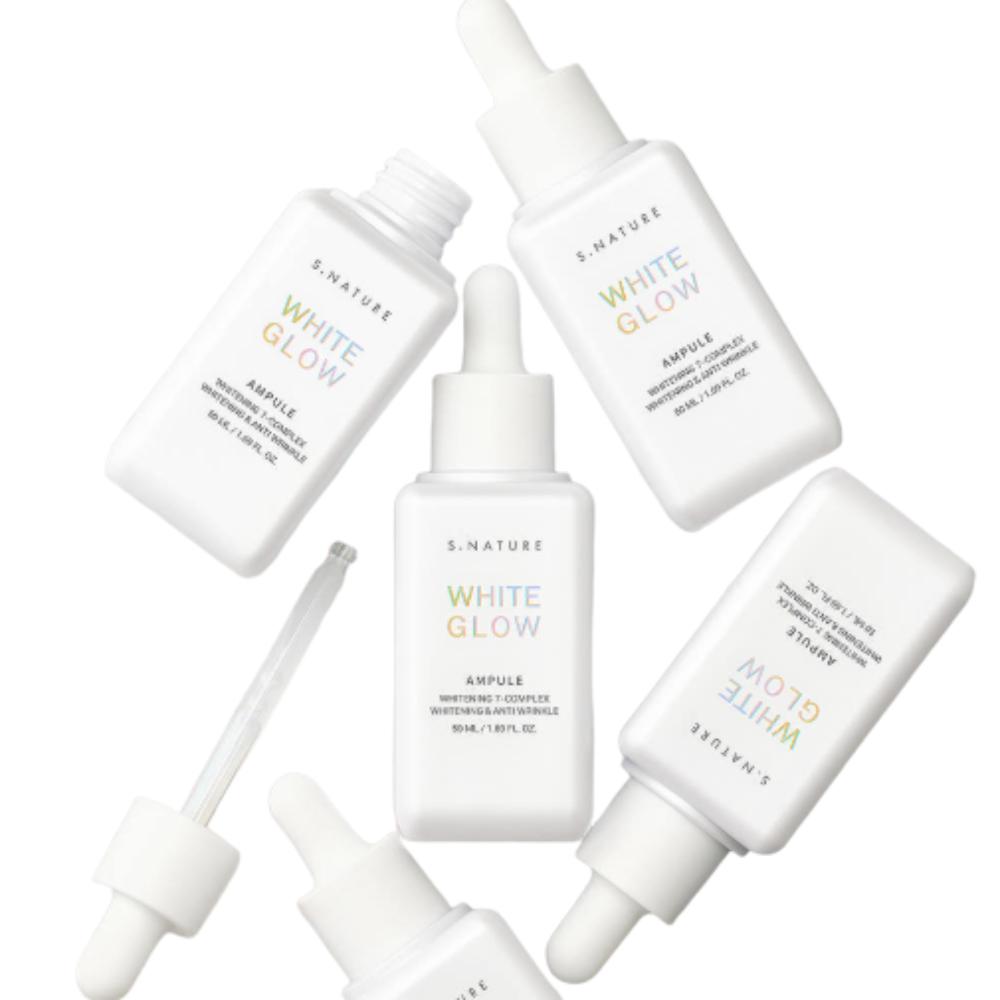 

S-NATURE White Glow Ampoule 50ml - Brightening & Radiance-Boosting Serum for Glass Skin