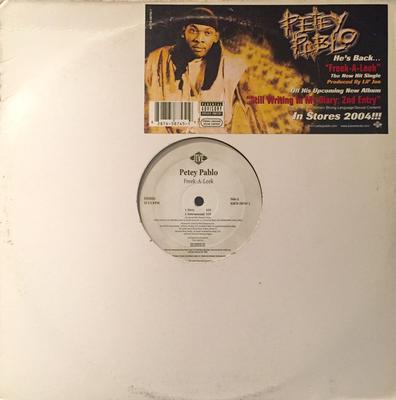 12inch Record PETEY PABLO - Freek -A- Leek 82876587451 Jive 2004 US Rap & Hip-Hop/R&B Used