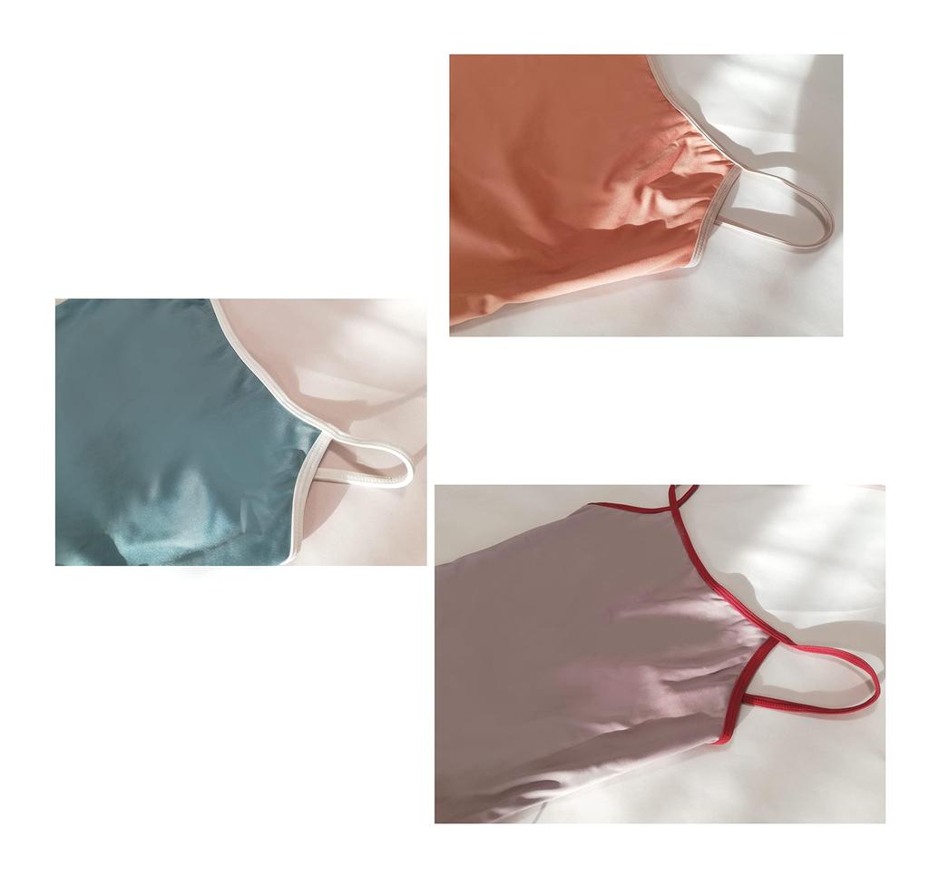 ProDance Simple and PK008M Camisole, Two-Tone Leotard, Ballet, Cute, (XXL, Green)