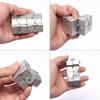 Metal Infinity Cube Fidget Toy Stress Anxiety Relief Sensory Toys Gift for Adults GZW