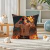 One Piece Red Hair Shanks Anime Plush Pillow Cover Soft Short Plush Cushion Cover For Sofa Bedroom Home Decor Gift Decoration
