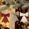 PC Christmas Bow Hanging Ornament DIY Scene Tree Decoration
