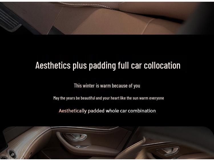 Kia Winter Flannel Seat Cushion for K3, Sportage, K5, Carnival, Seltos, Mohave