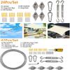 2x2x2m/3x3x3m Triangle Sun Shade Sail Pool Patio Deck Canopy Awning for Outdoor Backyard Garden Camping UV Block Sunshade Cloth