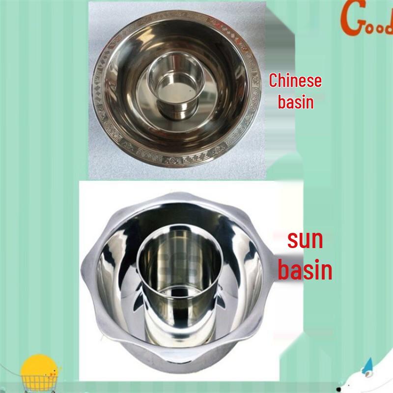 45CM Stainless Steel Divided Hot Pot & Oden Pot