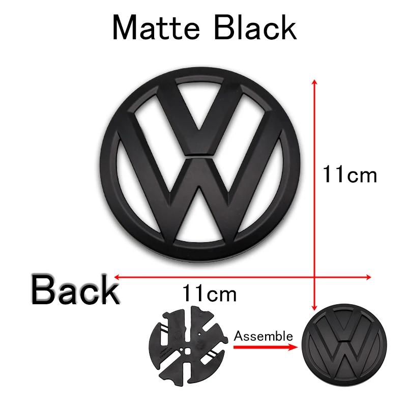 W241Pc For VW Polo 6 6C 2014-2018 Volkswagen Rear Trunk Lid Front Grill Badge Emblem Logo Decorative Auto Replacement Accessories